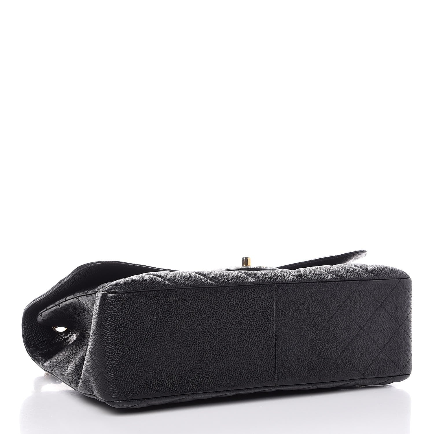 Chanel Caviar Quilted Jumbo Single Flap Black 5 of 9