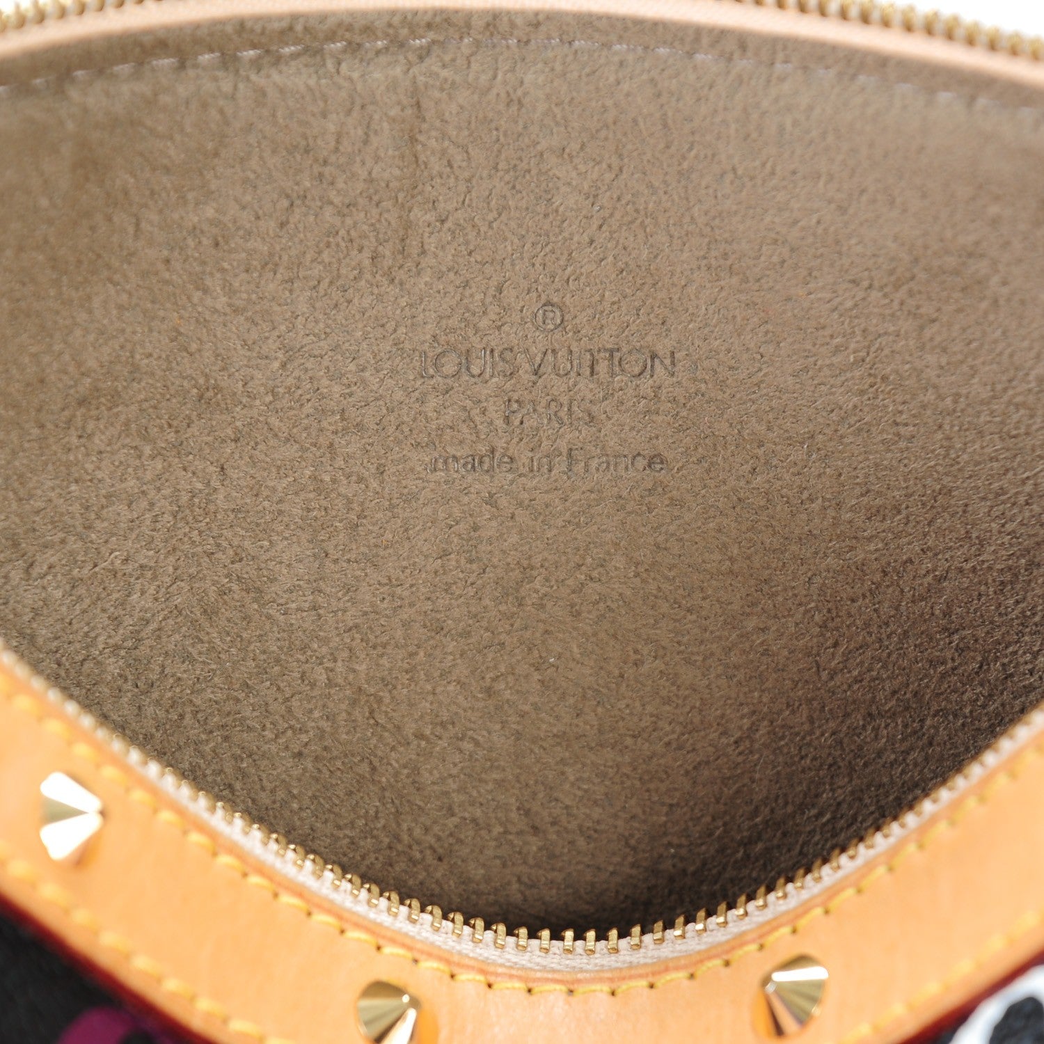 Louis Vuitton Monogram Multicolor Pochette Accessories Black 7 of 8