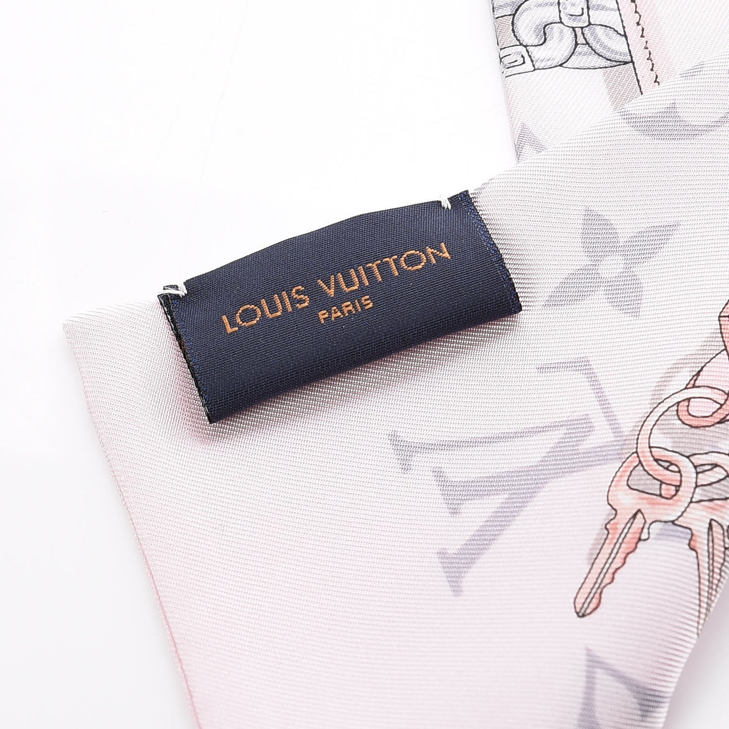 Silk Monogram Confidential Bandeau Light Pink