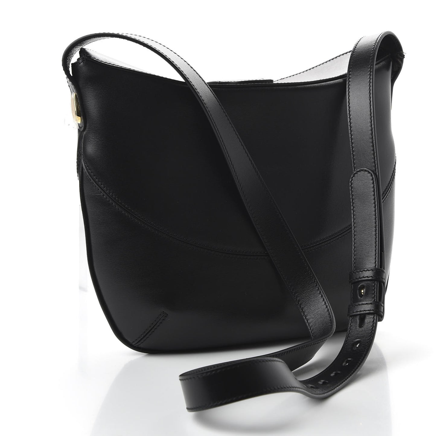 Calfskin Medium Arli Shoulder Bag Black