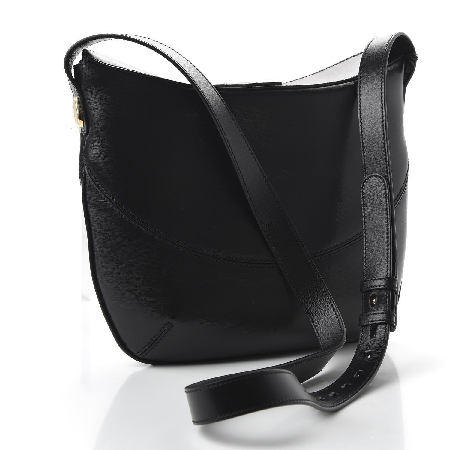 Gucci Calfskin Medium Arli Shoulder Bag Black 4 of 11