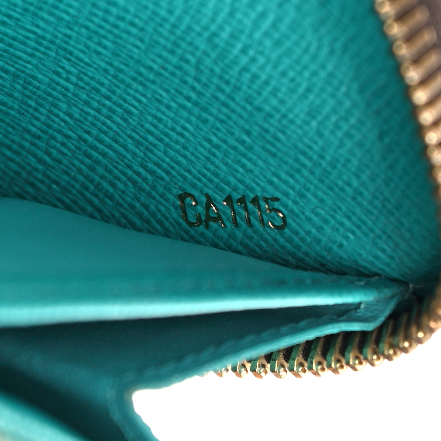 Louis Vuitton Monogram V Zippy Wallet Turquoise 7 of 13