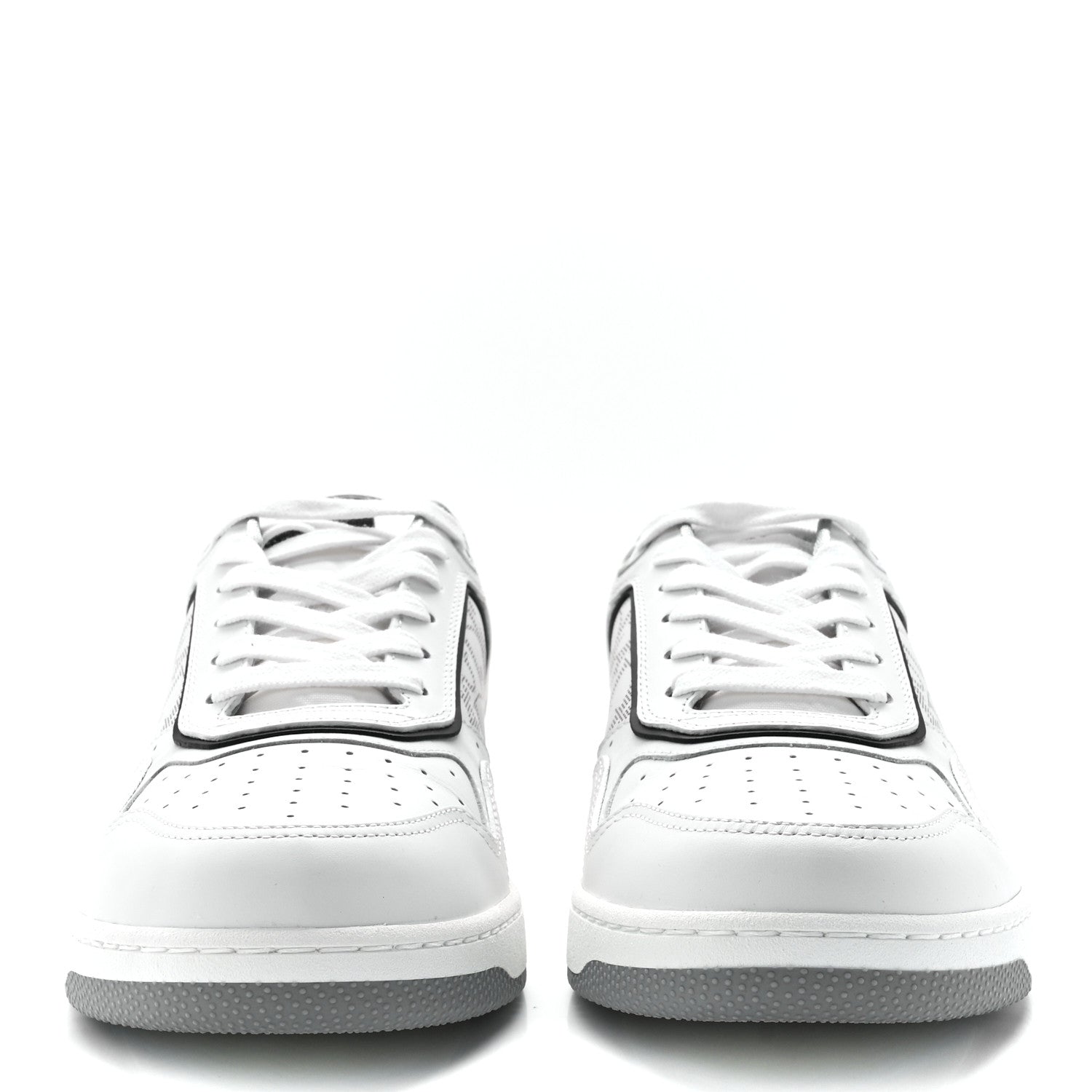 Christian Dior X SHAWN STUSSY Smooth Calfskin Oblique Mens B27 Low Top Sneakers 43 White Red 2 of 11