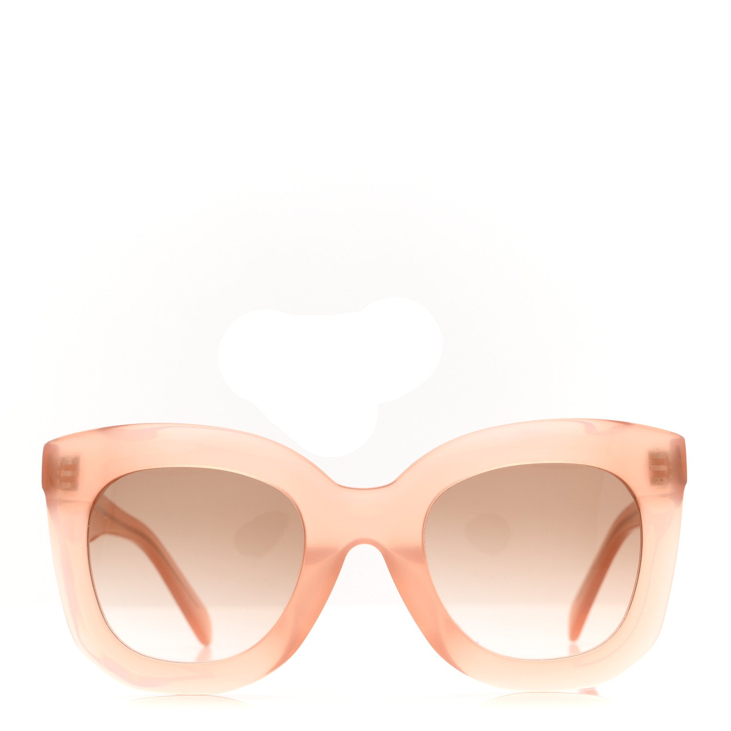 Celine Oversized Round Sunglasses CL4005FN Peach 2 of 8