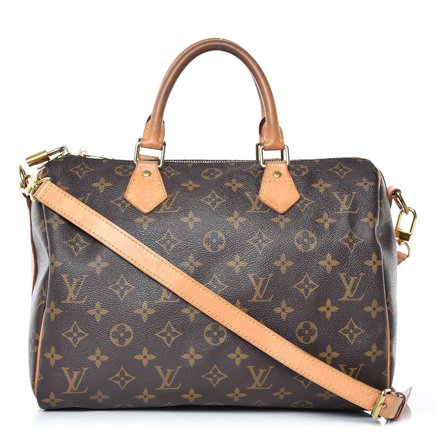 Louis Vuitton Monogram Speedy Bandouliere 30 1 of 19