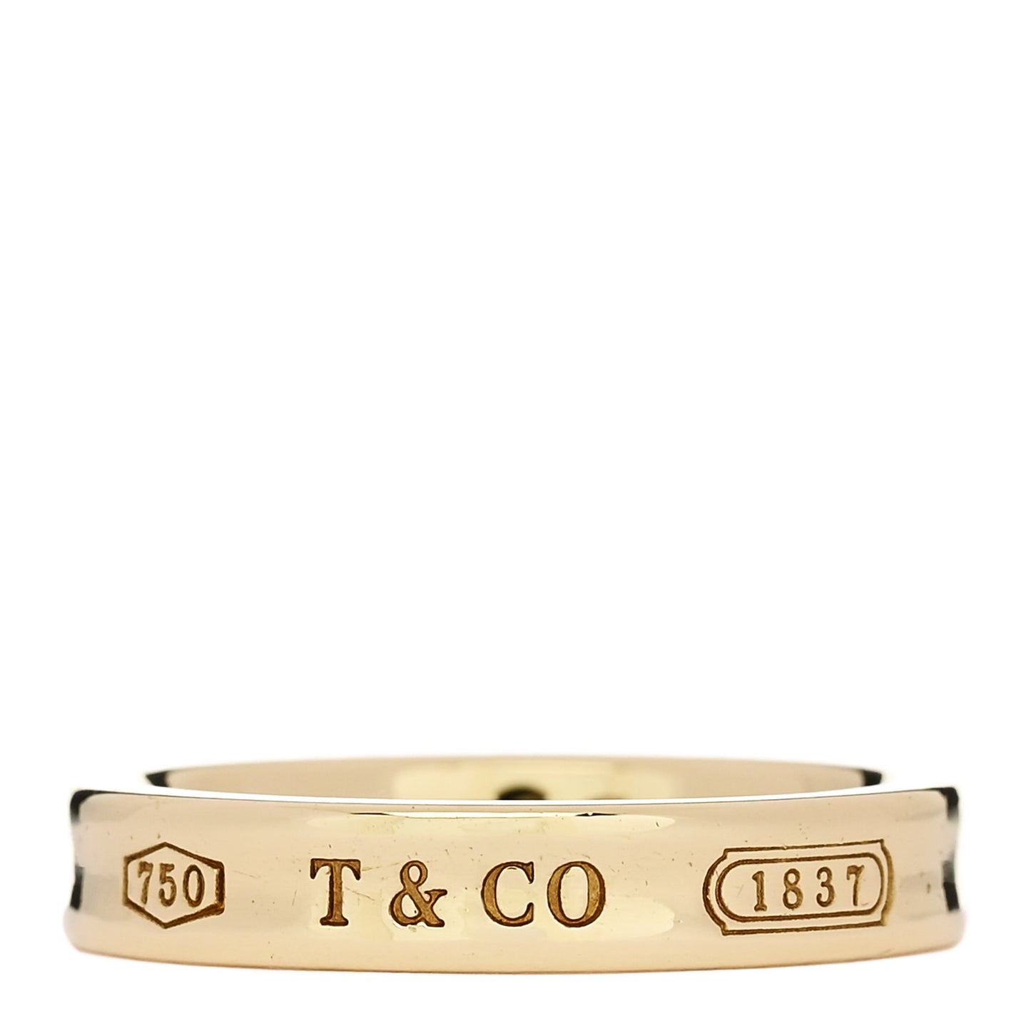 18K Yellow Gold Narrow 1837 Ring 55 7.25