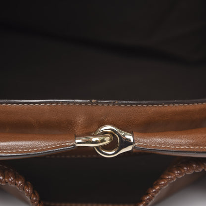 Gucci Calfskin Large Horsebit Chain Hobo Brown 6 of 11