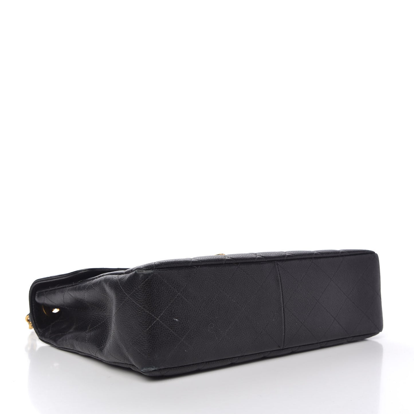 Caviar Quilted Jumbo Single Flap Black