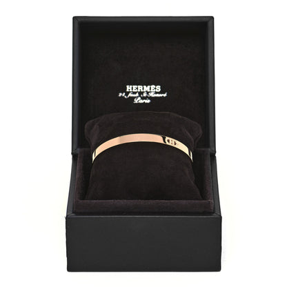 Hermes 18K Rose Gold Diamond PM H D'Ancre Bracelet SH 5 of 5
