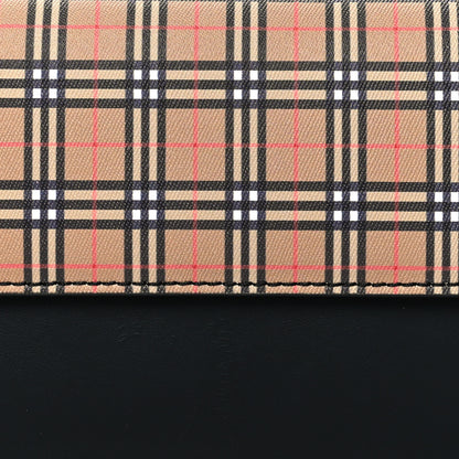 Burberry Calfskin Vintage Check Crossbody Archive Beige Black 6 of 8