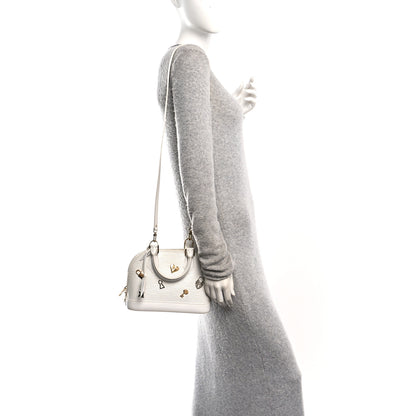 Louis Vuitton Epi Love Lock Alma BB White 2 of 9