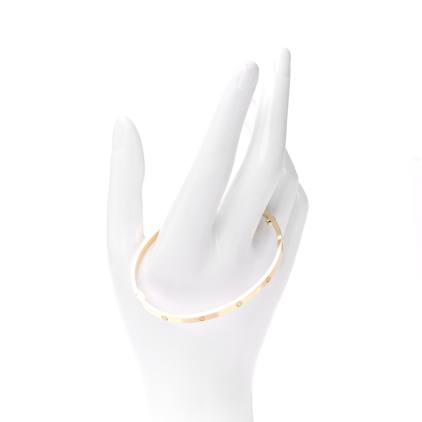 18K Yellow Gold Small LOVE Bracelet 19