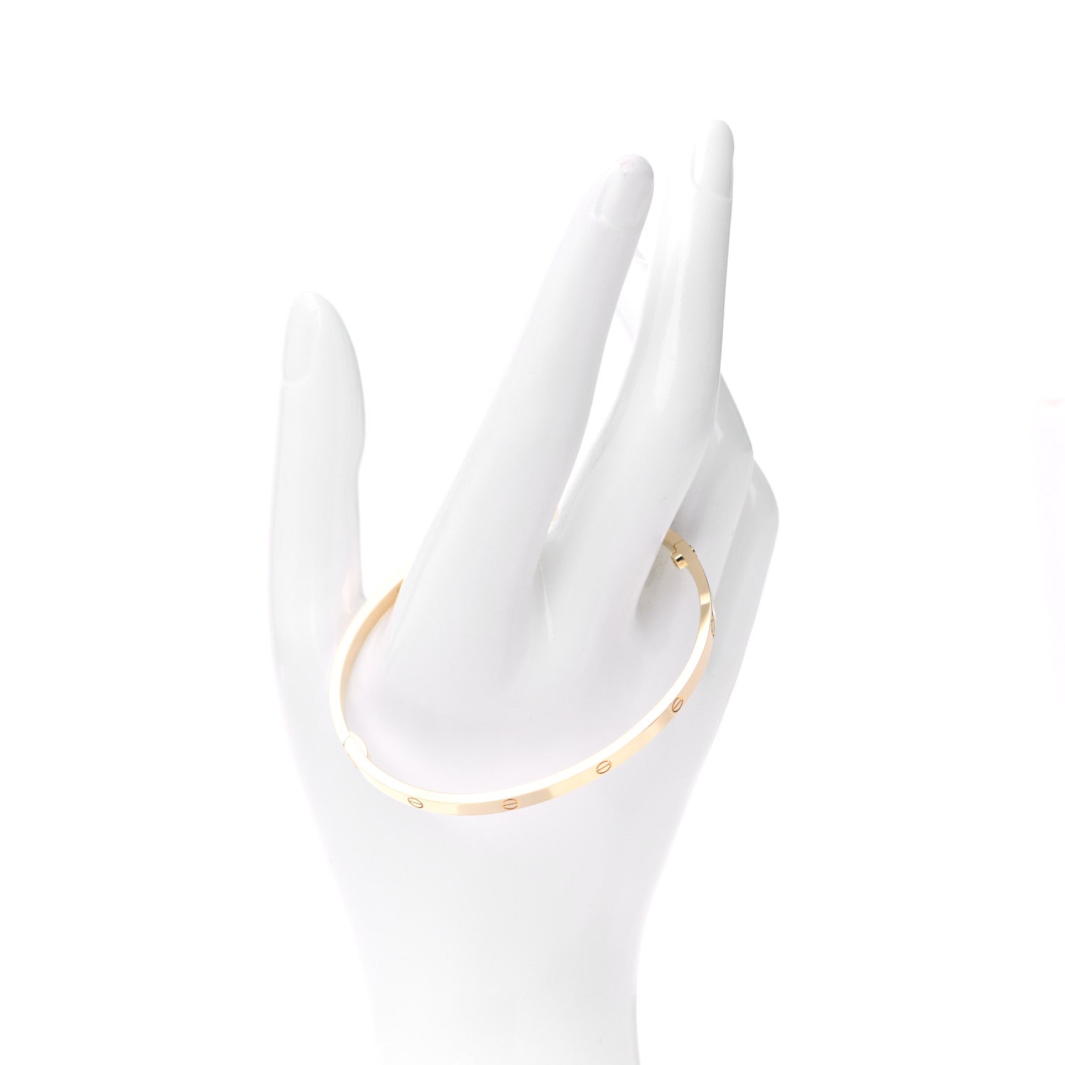 Cartier 18K Yellow Gold Small LOVE Bracelet 19 2 of 6