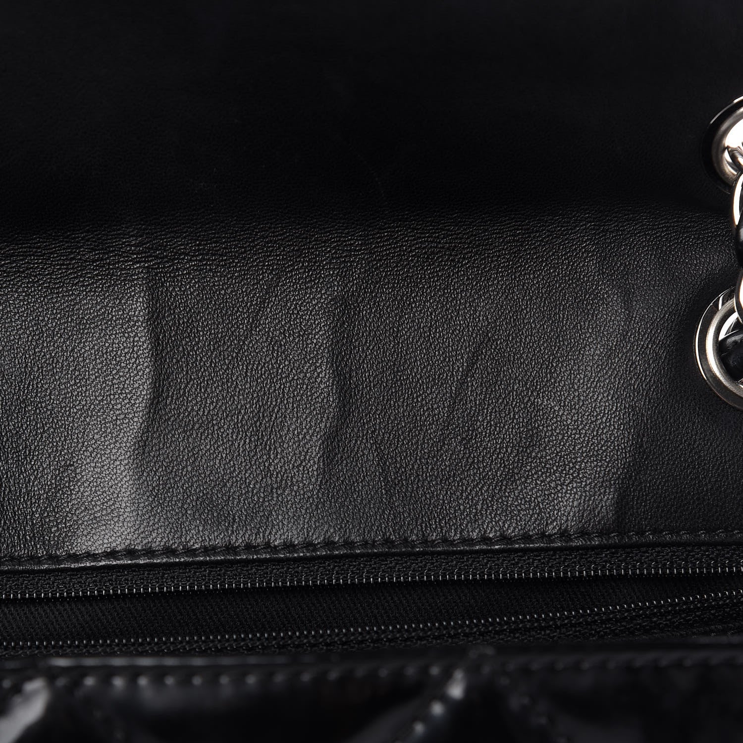 Chanel Vinyl Quilted In the Business Flap Bag Black 9 of 17