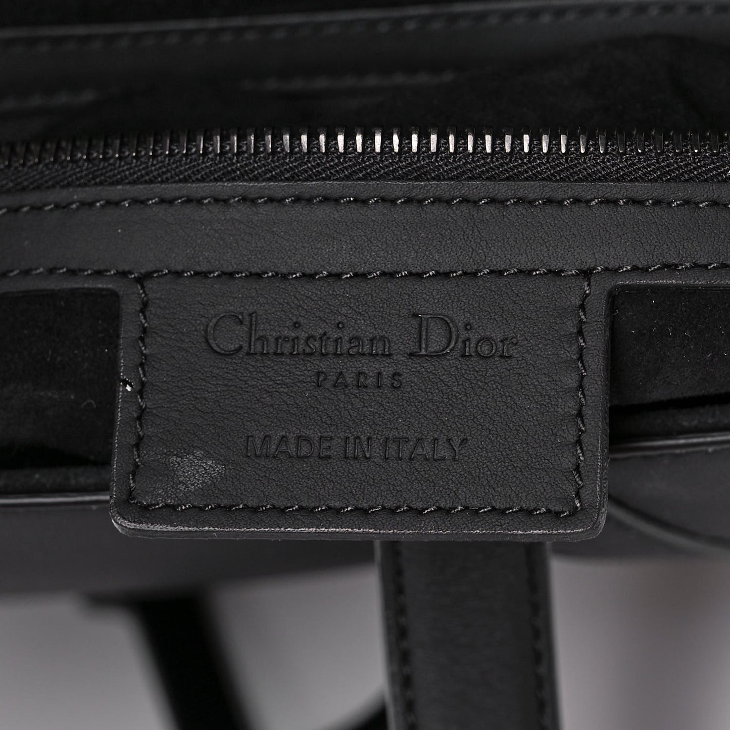 Ultra Matte Calfskin Saddle Bag Black