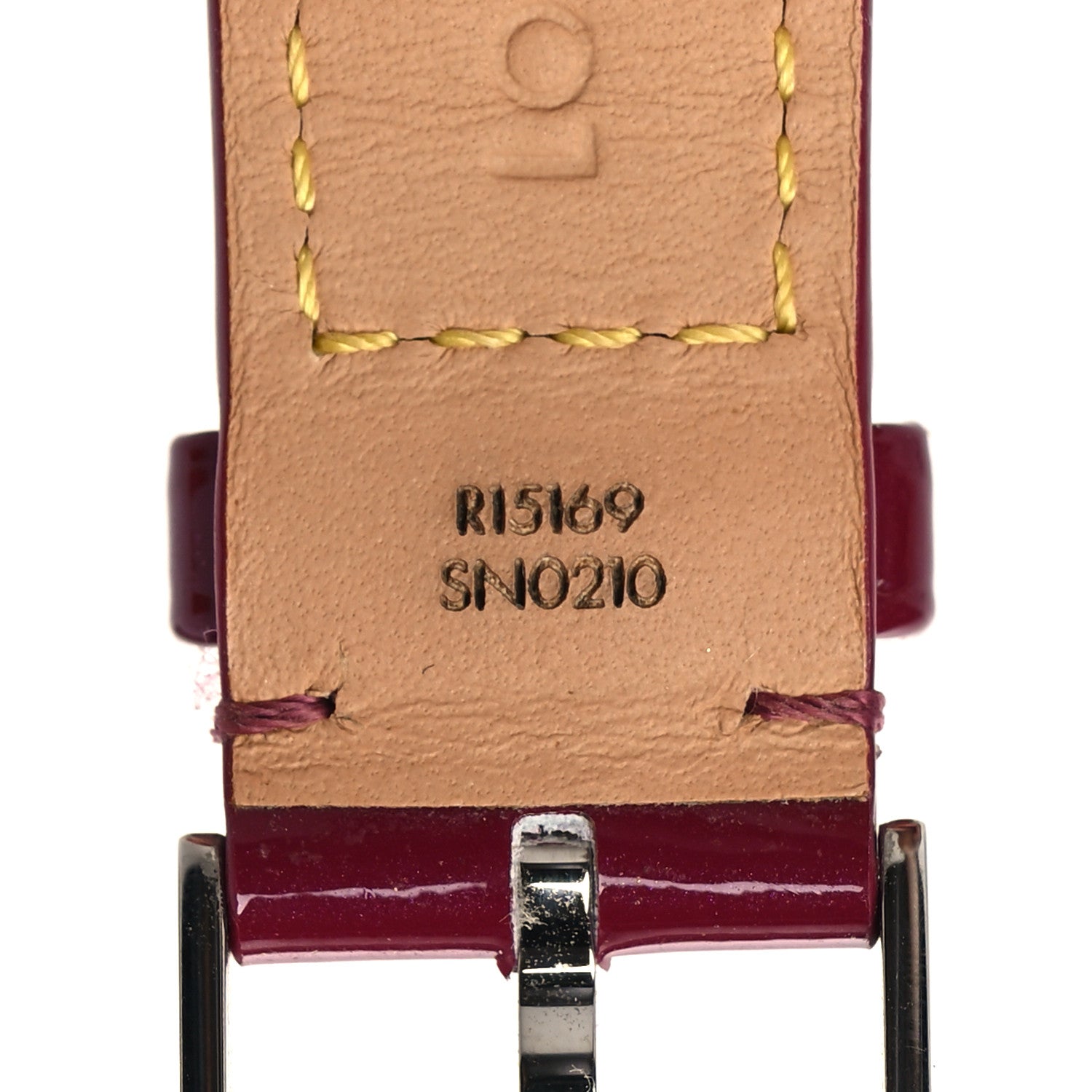 Louis Vuitton Vernis Tambour Watch Strap Magenta 3 of 5
