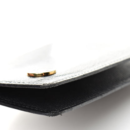Chanel Calfskin Card Holder Wallet Black 11 of 13