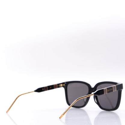 Gucci Acetate Square Sunglasses GG0599SA Black Tortoiseshell Pearlescent 4 of 10