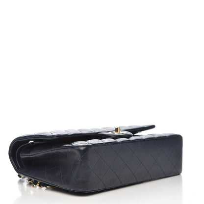 Chanel Lambskin Quilted Medium Double Flap Navy 4 of 19