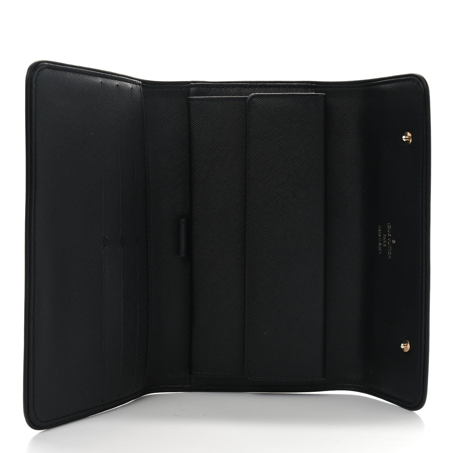 Louis Vuitton Mini Monogram Porte Tresor International Wallet Black 5 of 8