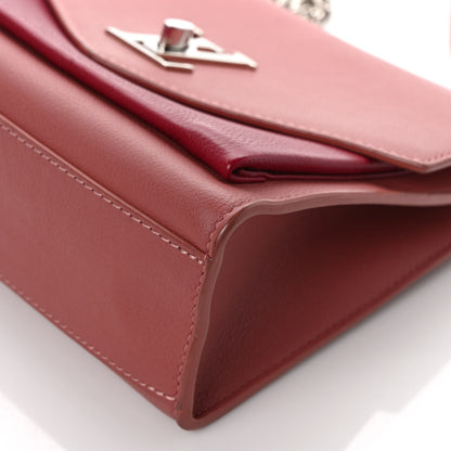 Louis Vuitton Soft Calfskin Mylockme Chain Bag BB Rose Boudoir Lie de Vin 10 of 11