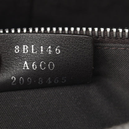 Fendi Vitello Dolce Bi-Color FF 1974 Embossed Medium By The Way Boston Bag Maya Black 6 of 10