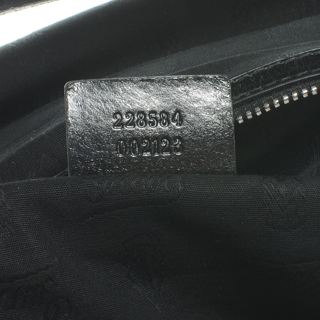 Iridescent Patent Icon Bit Medium Bag Black