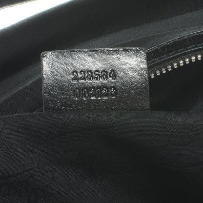 Gucci Iridescent Patent Icon Bit Medium Bag Black 7 of 7