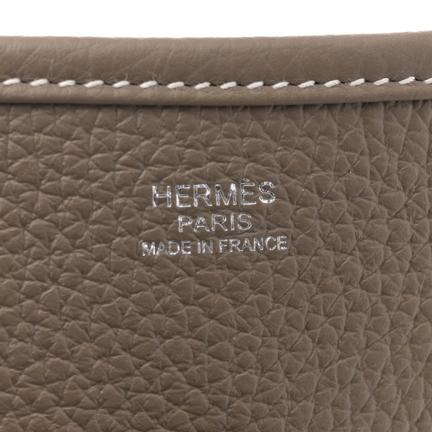 Hermes Taurillon Clemence Evelyne III GM Etoupe 6 of 10