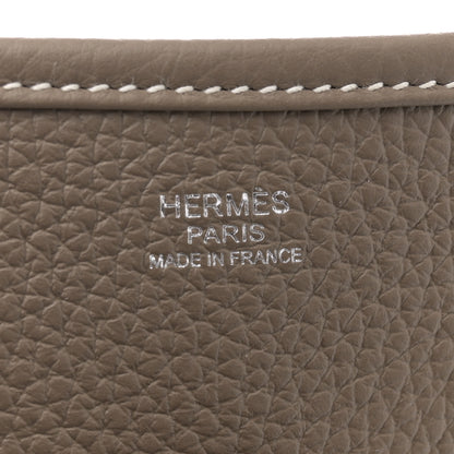Hermes Taurillon Clemence Evelyne III GM Etoupe 6 of 10