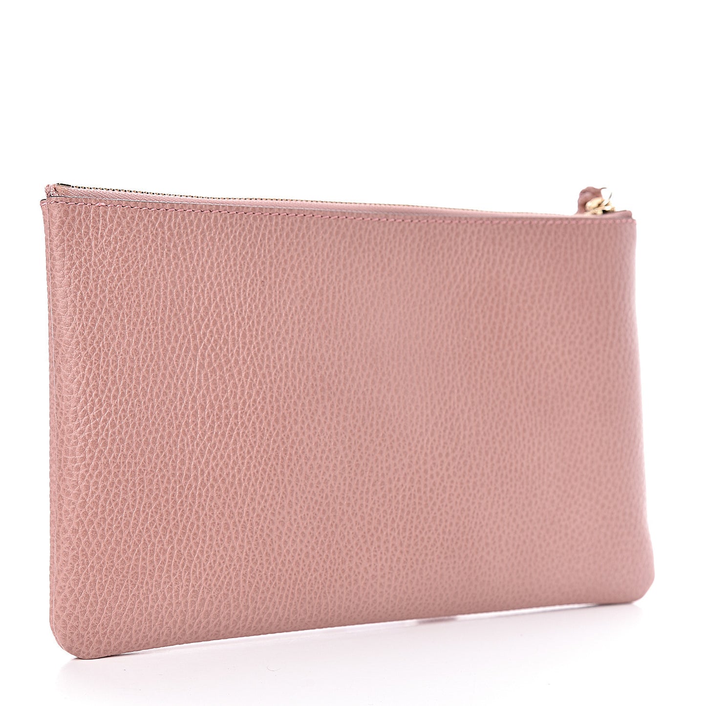 Calfskin Bamboo Clutch Pink