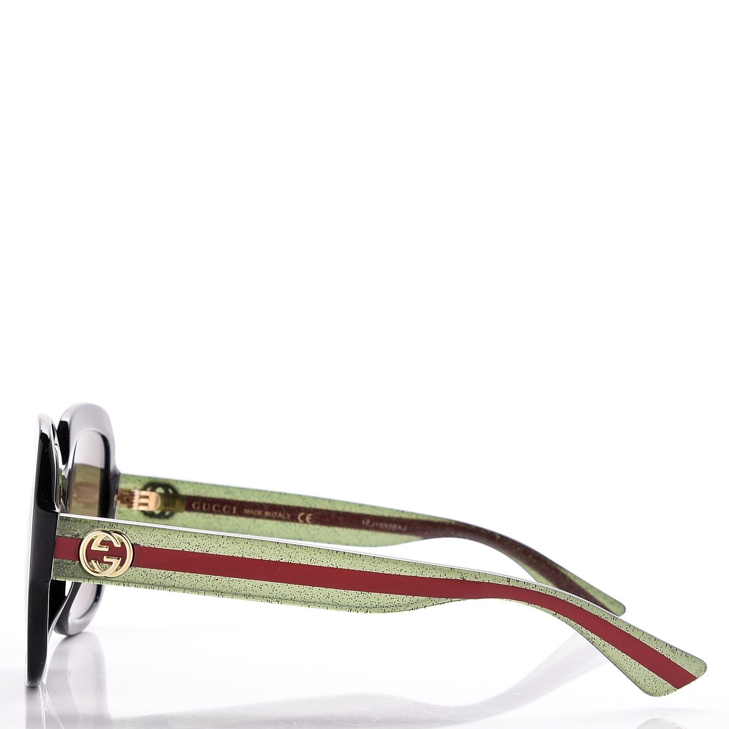 Oversize Square Web GG 0036S Sunglasses Black