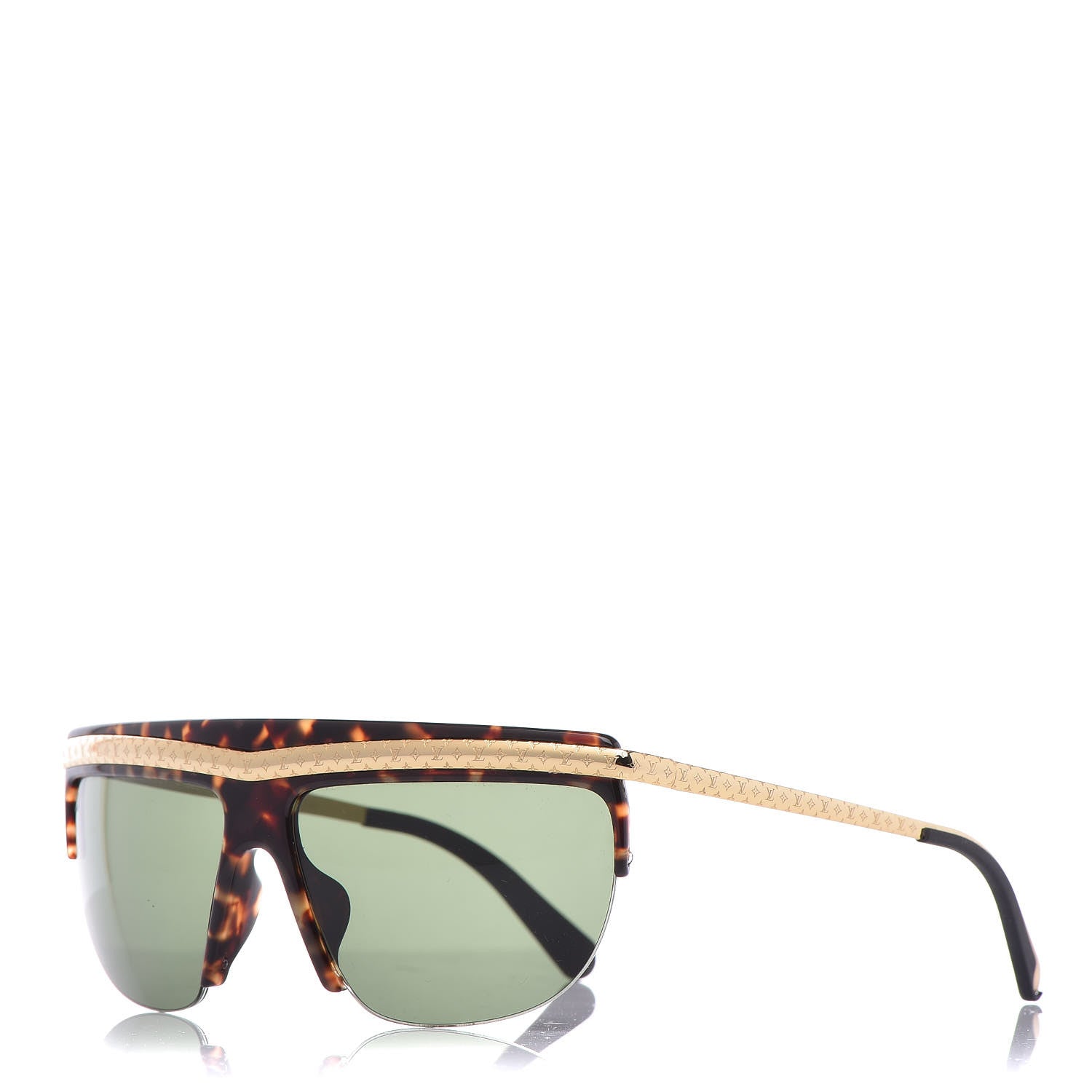 Louis Vuitton Acetate Sunglasses Z0977E Tortoise 1 of 6