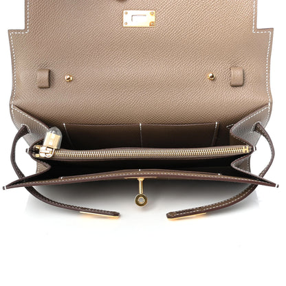 Hermes Epsom Kelly Wallet To Go Etoupe 5 of 11
