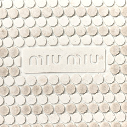 Miu Miu Naplak Crystal Low Top Platform Sneakers 40 White 8 of 12