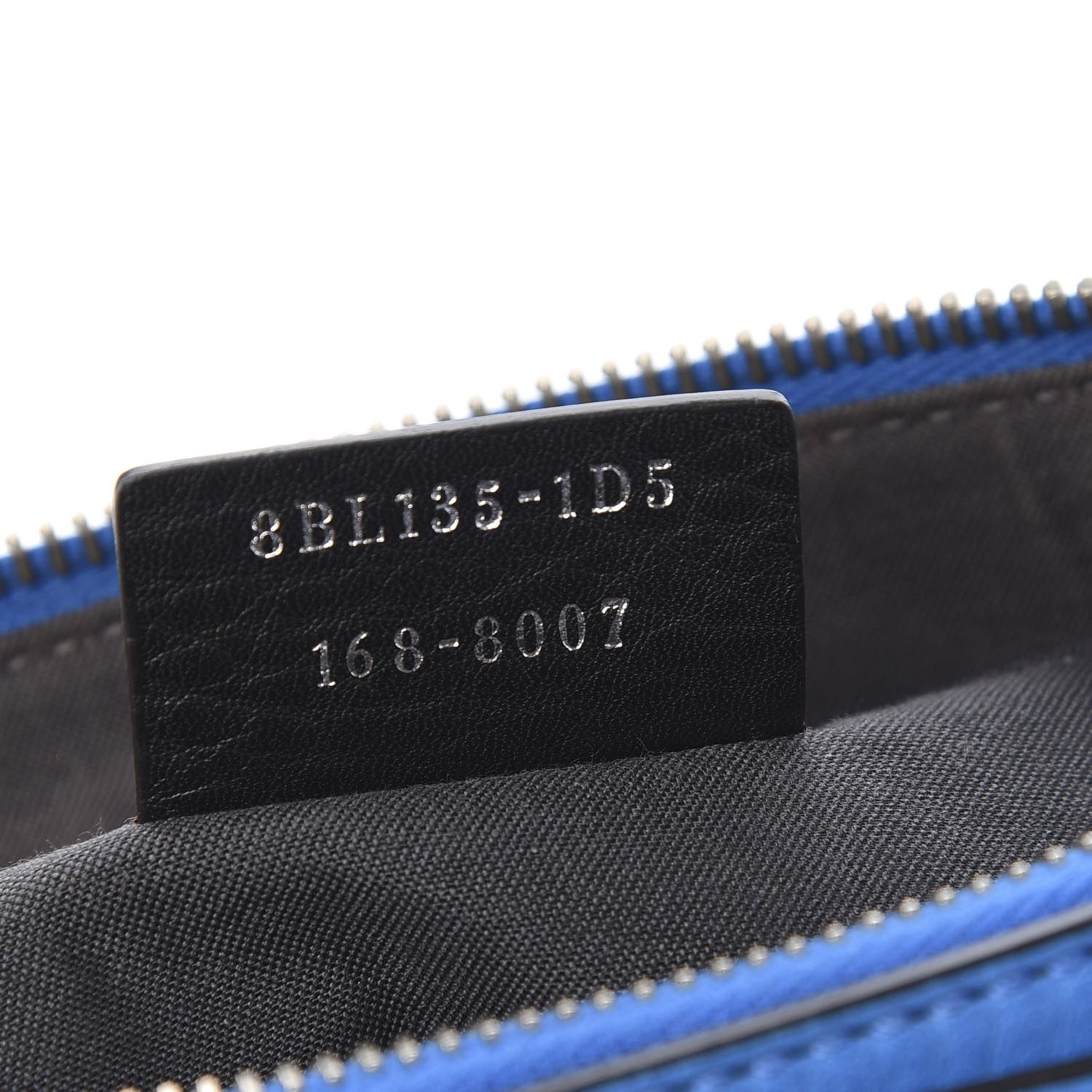 Fendi Vitello Dolce Mini By The Way Boston Bag Blue Royal 6 of 9