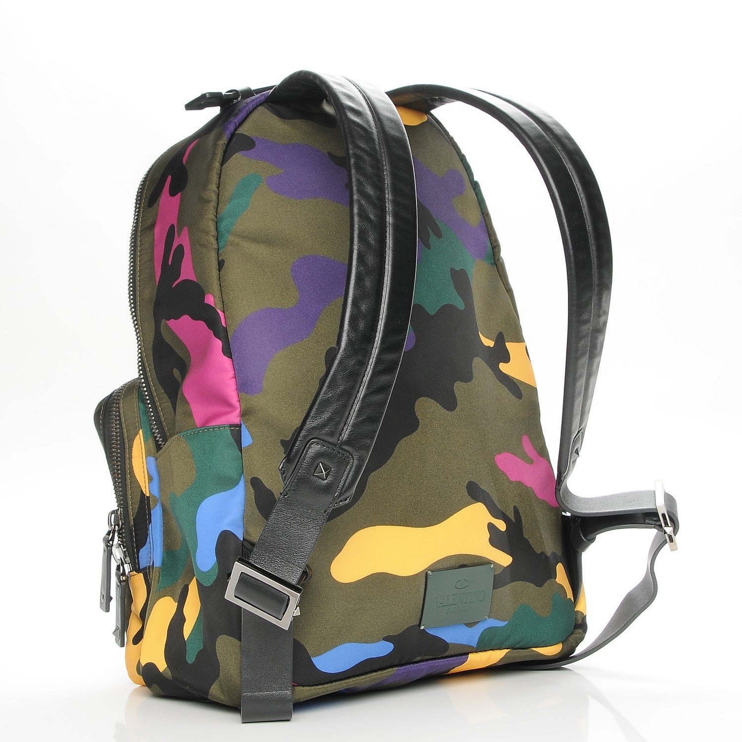Valentino Garavani Nylon Camouflage Backpack Multicolor 3 of 6