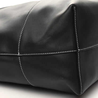 Salvatore Ferragamo Calfskin Cut Out Hobo Black 13 of 13