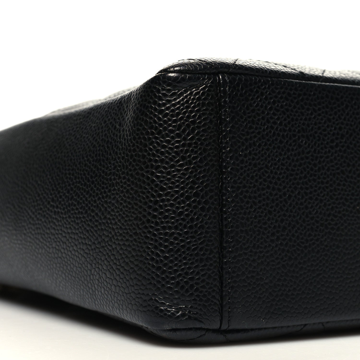Chanel Caviar Quilted Petit Shopping Tote PST Black 9 of 11