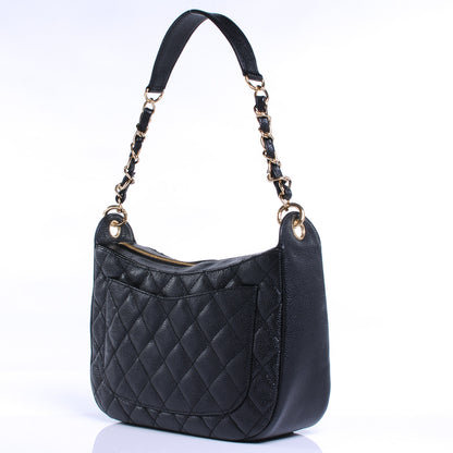 Chanel Caviar Quilted Hobo Bag Black 3 of 7