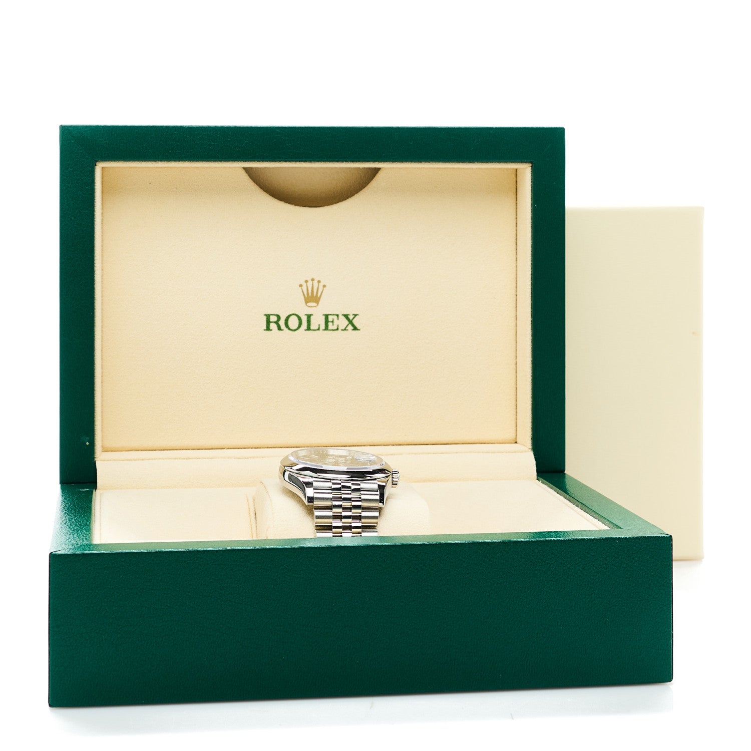 Rolex Stainless Steel 36mm Oyster Perpetual Datejust Watch Bright Black 126200 5 of 5