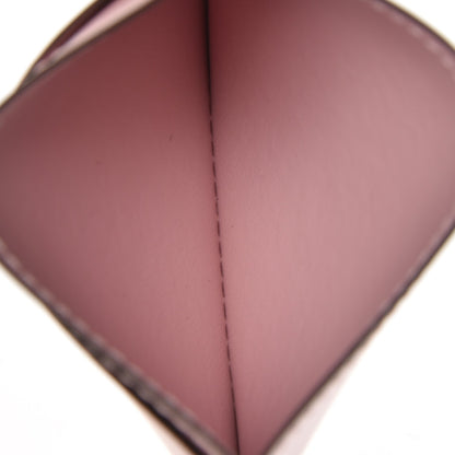 Louis Vuitton Calfskin Jeanne Wallet Card Holder Insert Rose Ballerine 5 of 6