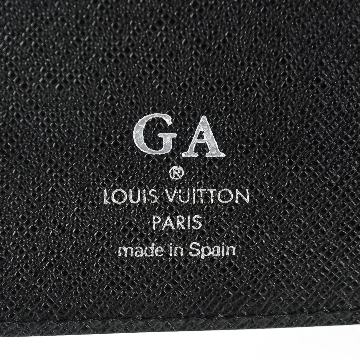Louis Vuitton Epi Small Ring Agenda Black 6 of 7
