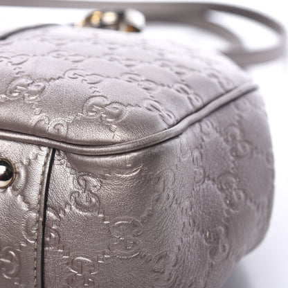 Gucci Metallic Guccissima Medium GG Twins Tote Mauve 12 of 15