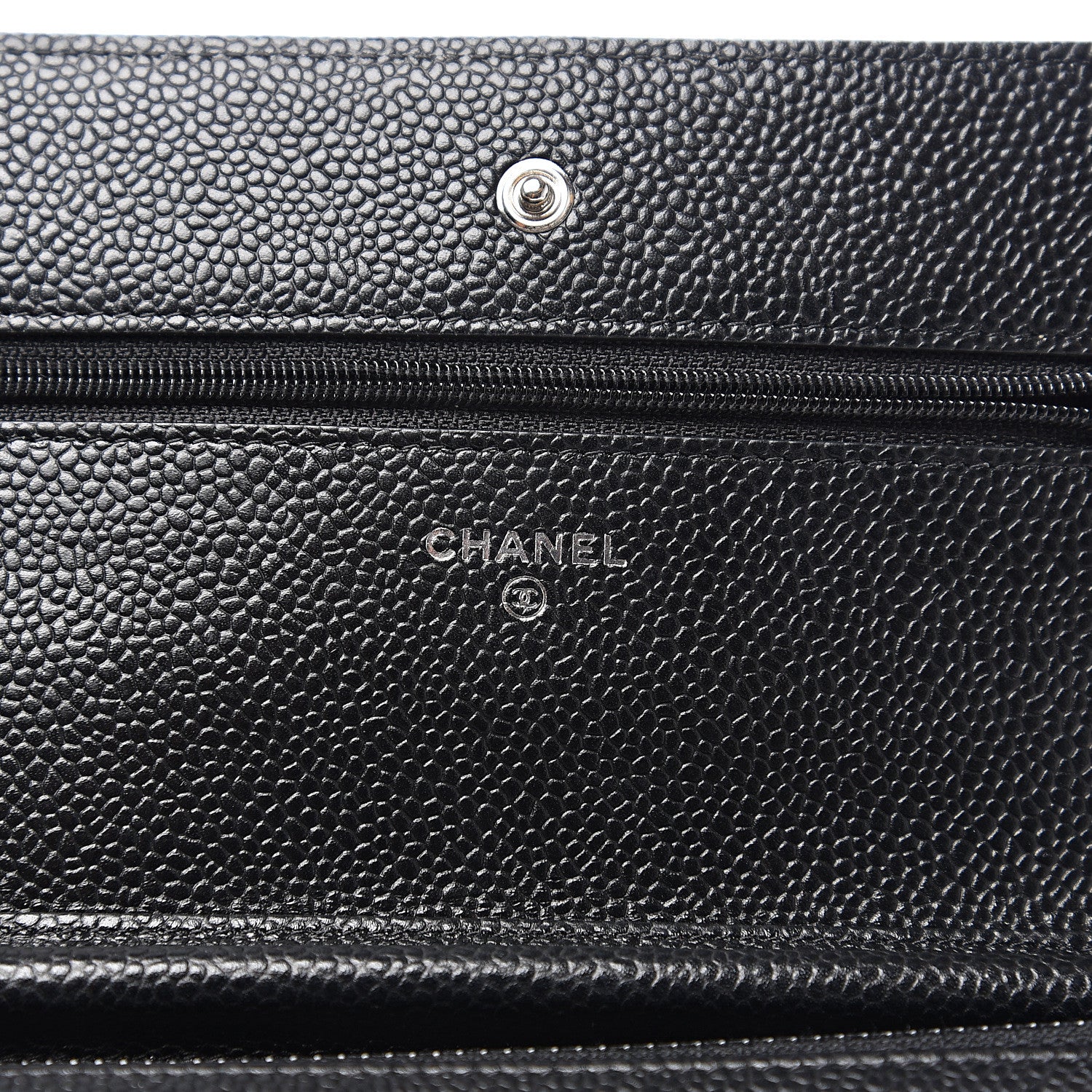 Chanel Caviar Quilted Wallet On Chain WOC Black 5 of 11