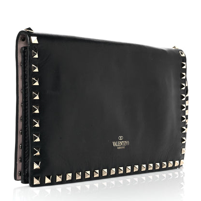 Valentino Garavani Nappa Rockstud Wristlet Clutch Black 2 of 7
