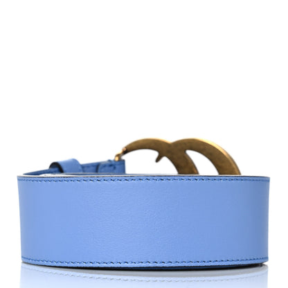 Gucci Calfskin Double G 40mm Belt 100 40 Clear Sky Blue 2 of 5