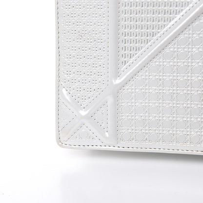 Christian Dior Patent Micro-Cannage Medium Diorama Flap Bag White 11 of 14
