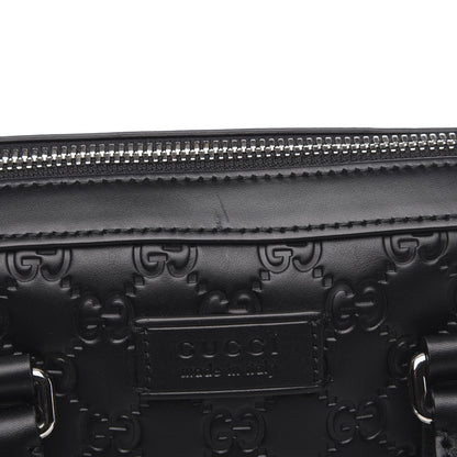 Gucci Guccissima Signature Briefcase Black 8 of 10