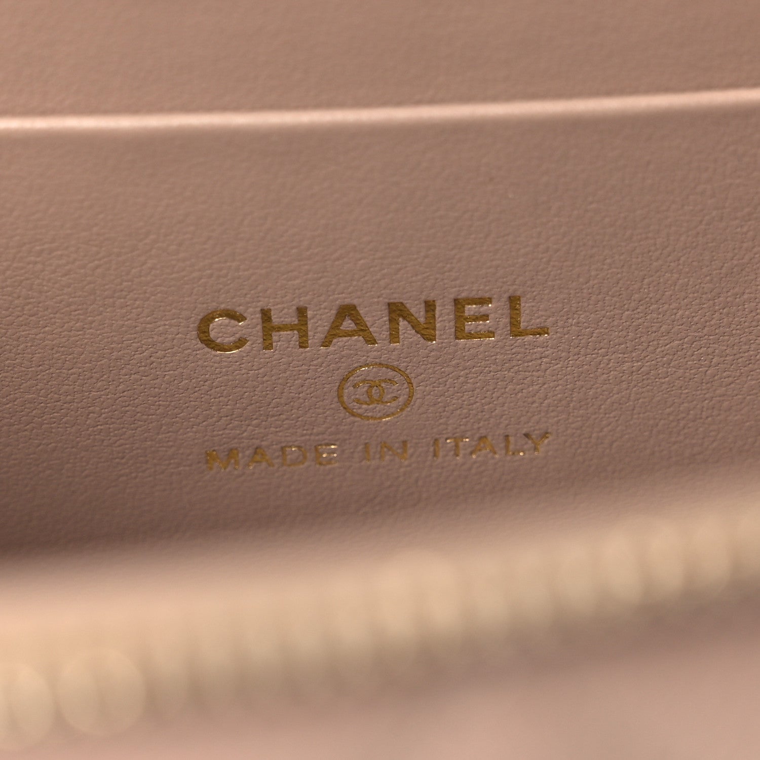 Chanel Caviar Quilted Small Vanity Case With Chain Dark Beige 6 of 11
